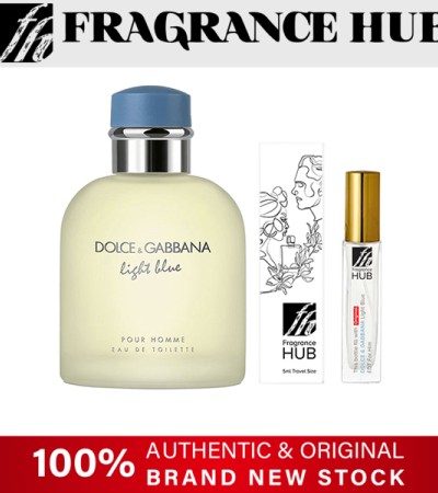 [FH 5/10ml补液]Dolce&Gabbana淡蓝色EDT男士香水HUB